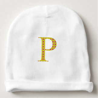 Hat with letter P
