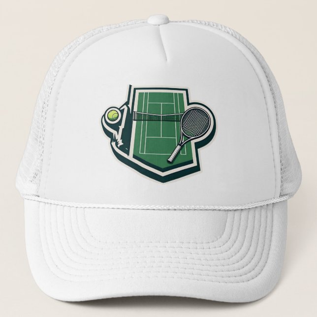 Hat with logo tennis (Front)