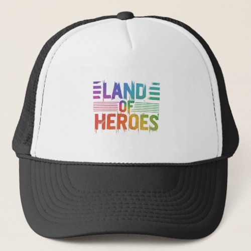 Hat with multi color text 