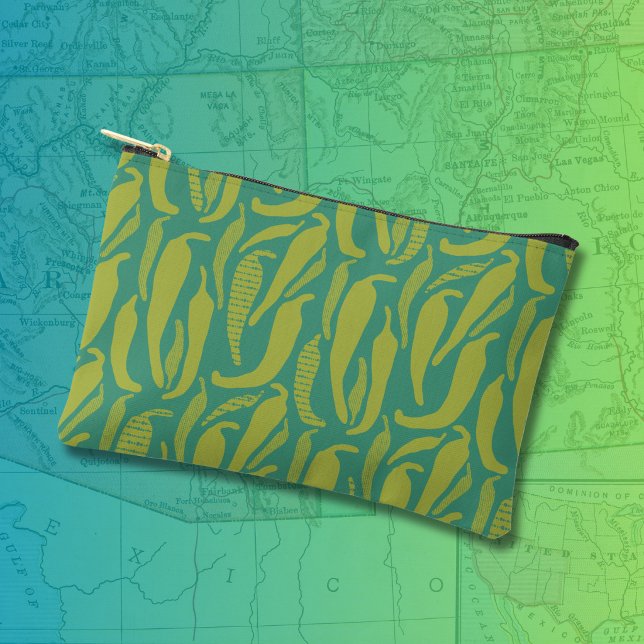 Hatch Green Chile New Mexico Pattern Accessory Pouch (Creator Uploaded)