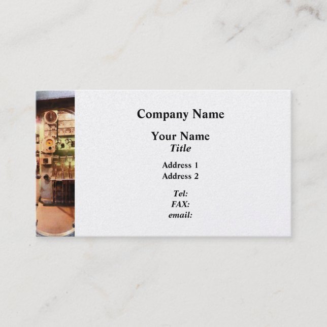 Hatch in Submarine Business Card (Front)