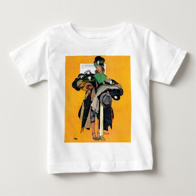 Hatcheck Girl Baby T-Shirt (Front)