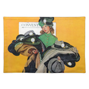 Hatcheck Girl Placemat