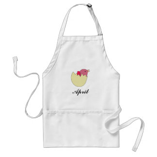 Hatched April Adult Apron