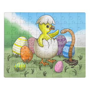 Hatched Easter Chick Jigsaw Puzzle