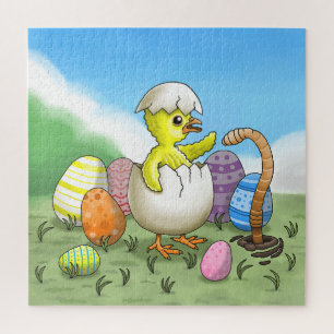 Hatched Easter Chick Jigsaw Puzzle