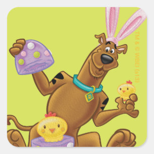 Hatched Easter Egg Square Sticker