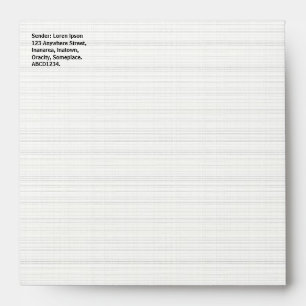 Hatched Texture Paper Look Envelope