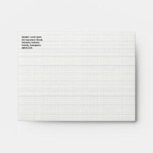 Hatched Texture Paper Look Envelope