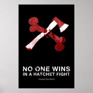 Hatchet Fight Poster V.2 - 24 x 36