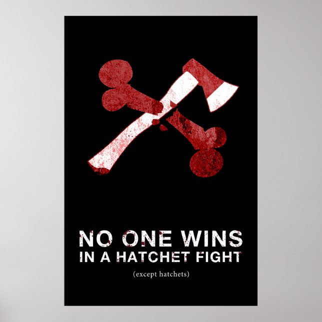 Hatchet Fight Poster V.2 - 24 x 36 (Front)