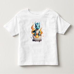 Hatching Baby Dragon Kids Fantasy Toddler T-shirt
