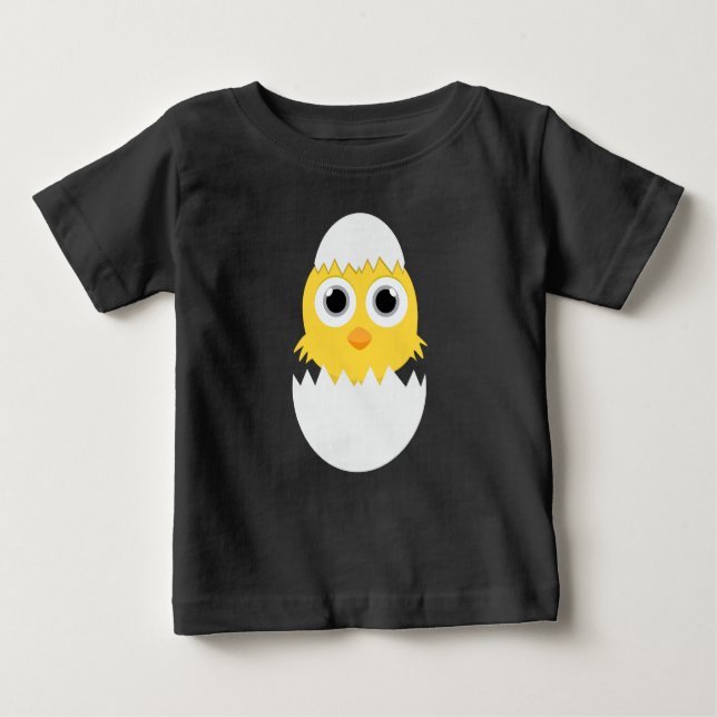 Hatching chick emoji new baby baby T-Shirt (Front)