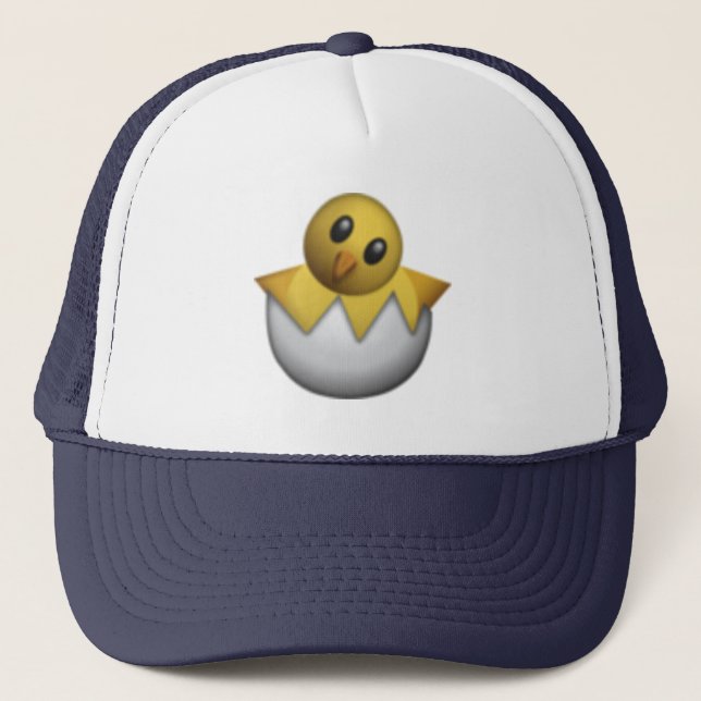 Hatching Chick - Emoji Trucker Hat (Front)