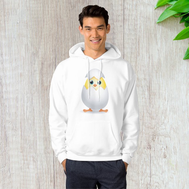 Hatching Chick Yellow Baby Chicken in Egg Shell Hoodie (Creator Uploaded)