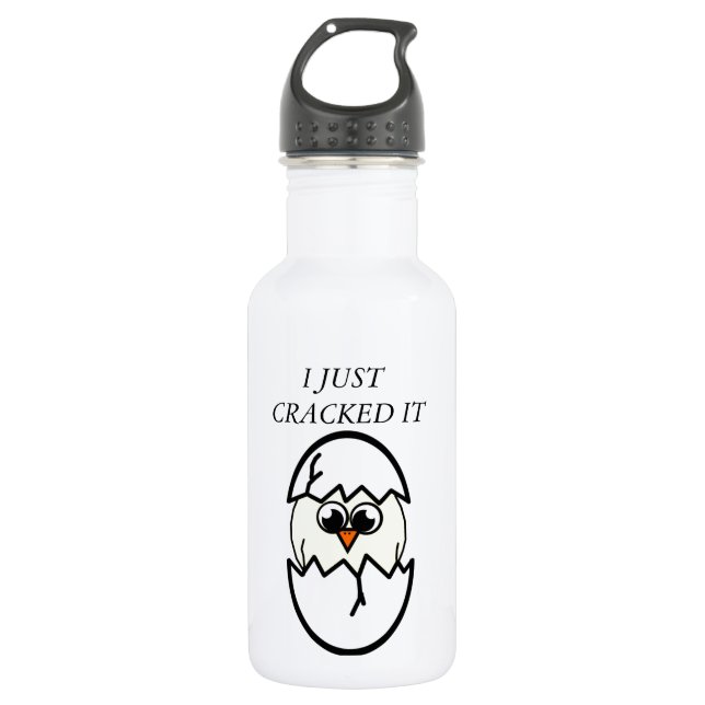 Hatching Chicken Stainless Steel Water Bottle (Front)