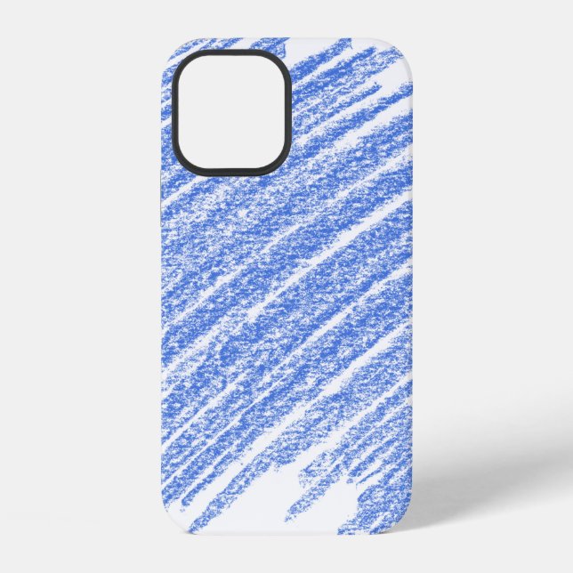 Hatching colored pencil scratch iphone case (Back)