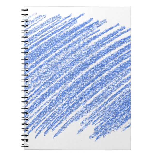 Hatching colored pencil scratch notebook (Front)