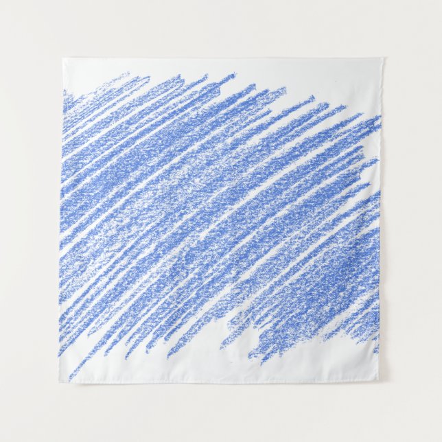 Hatching colored pencil scratch tapestry (Front)