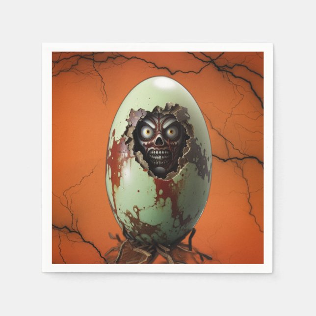 Hatching Horror Napkins (Front)