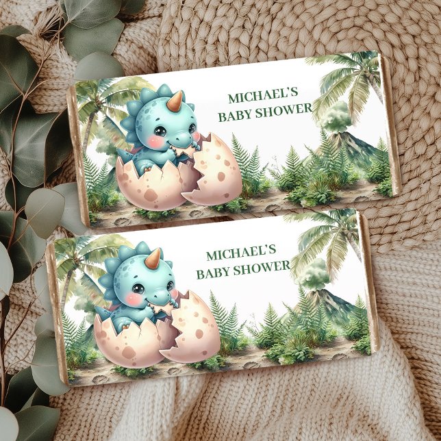 Hatching Soon Dinosaur Baby Shower Hershey Bar (Hatching Soon Dinosaur Baby Shower Hershey Bar)