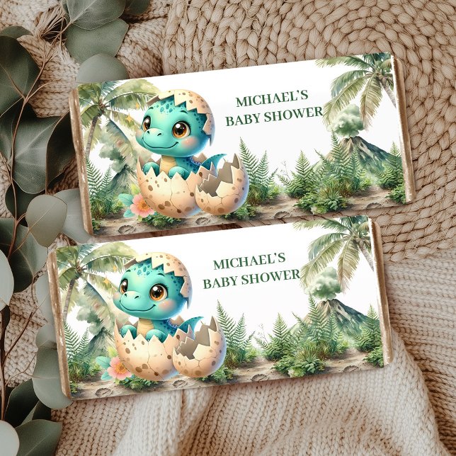 Hatching Soon Hershey Bar Baby Dino Shower Decor (Hatching Soon Hershey Bar Baby Dino Shower Decor)