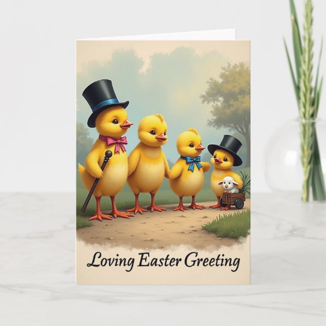 Hatchling Friends Springtime Card (Front)