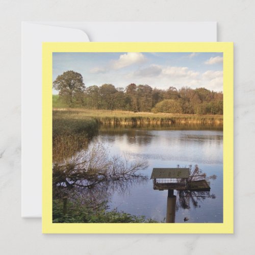 Hatchmere Cheshire Greetings Card