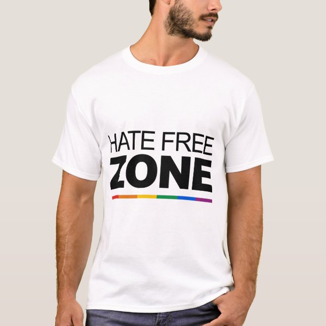 HATE FREE ZONE T-Shirt (Front)