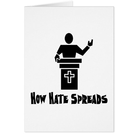Hate From The Pulpit Cards (Front)
