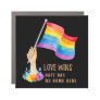 Hate Has No Home Here | Gay Pride Rainbow LGBTQ  Car Magnet