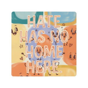 Hate Has No Home Here Playful Character Art