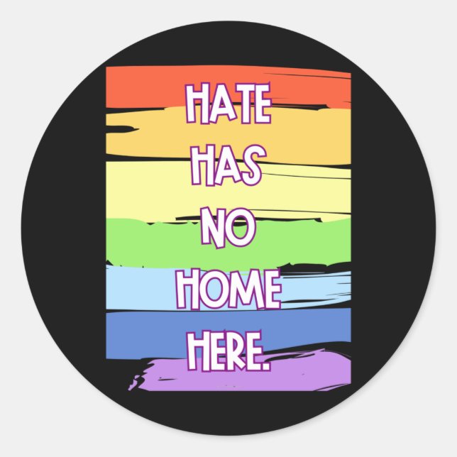 Hate Has No Home Here Sticker  (Front)