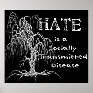 Hate is an STD Poster