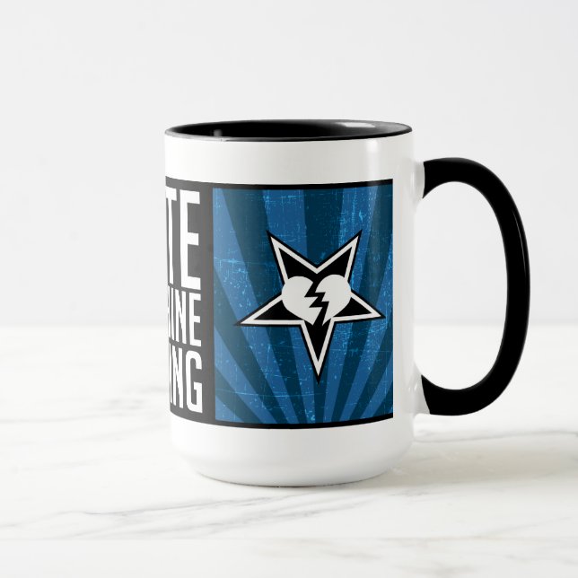 Hate Machine Gaming Mug - Propaganda Blue (Right)