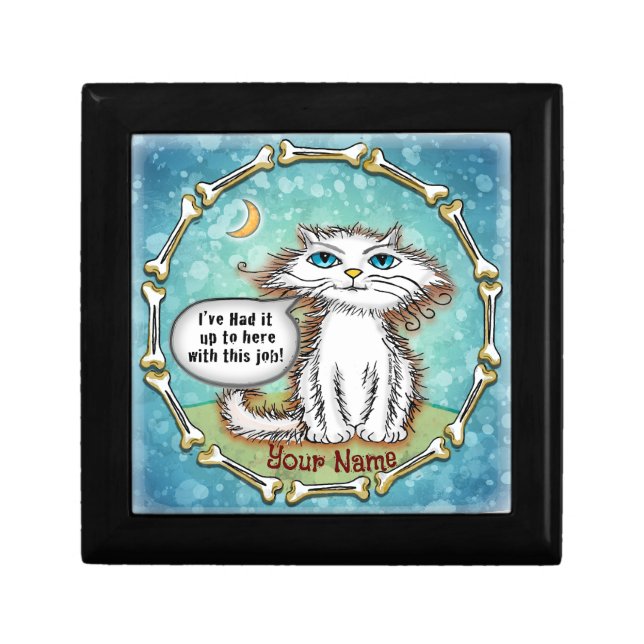 Hate My Job Scraggles Cat Gift Box (Front)