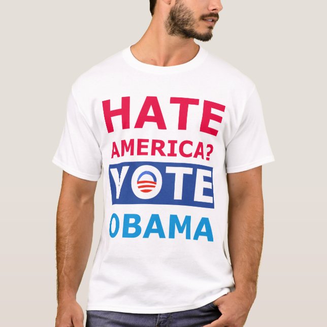 Hate Obama? Funny Anti Obama Tee (Front)