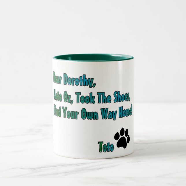 Hate oz Two-Tone coffee mug (Center)