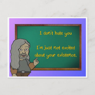 hate postcard
