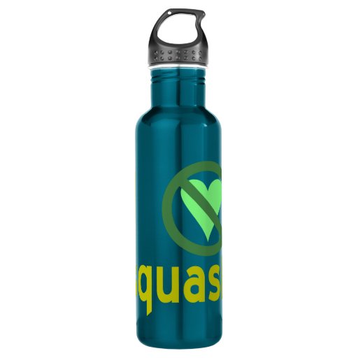 Hate Squash 24oz Water Bottle | Zazzle