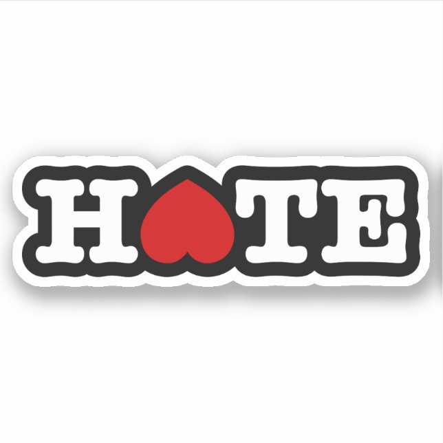 HATE STICKER (Front)