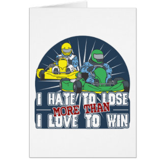 Hate to Lose Kart Cards