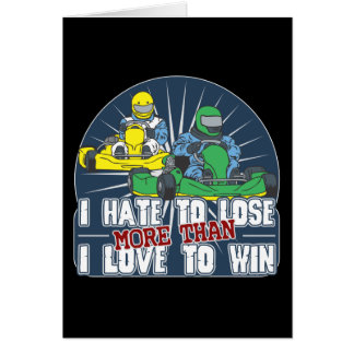 Hate to Lose Kart Cards