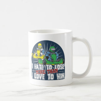 Hate to Lose Kart Coffee Mug