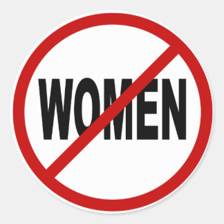 No Women Allowed Sign Gifts on Zazzle