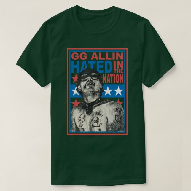 Hated in the Nation T-Shirt (Design Front)