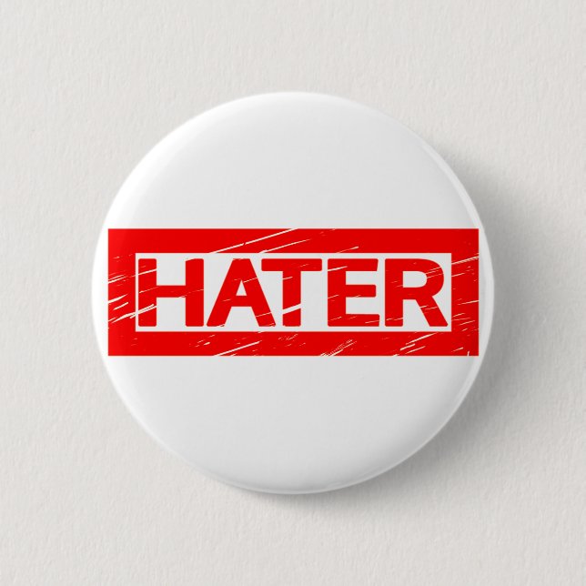 Hater Stamp Button (Front)