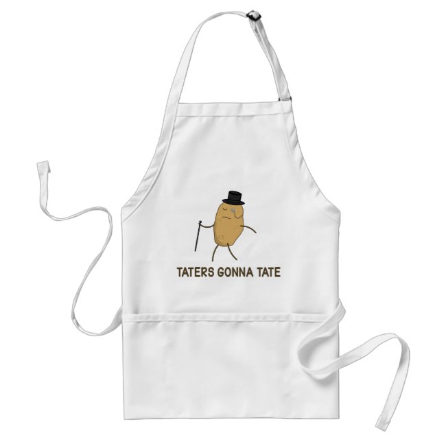 Haters Gonna Hate and Taters Gonna Tate Adult Apron