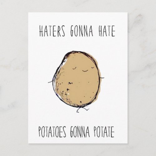 Haters Gonna Hate Postcard