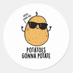 Cute potato cute - funny potato clipart memes Sticker for Sale by  Smartmerch99